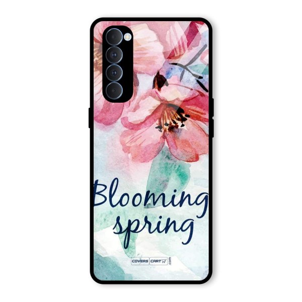 Blooming Spring Glass Back Case for Oppo Reno4 Pro