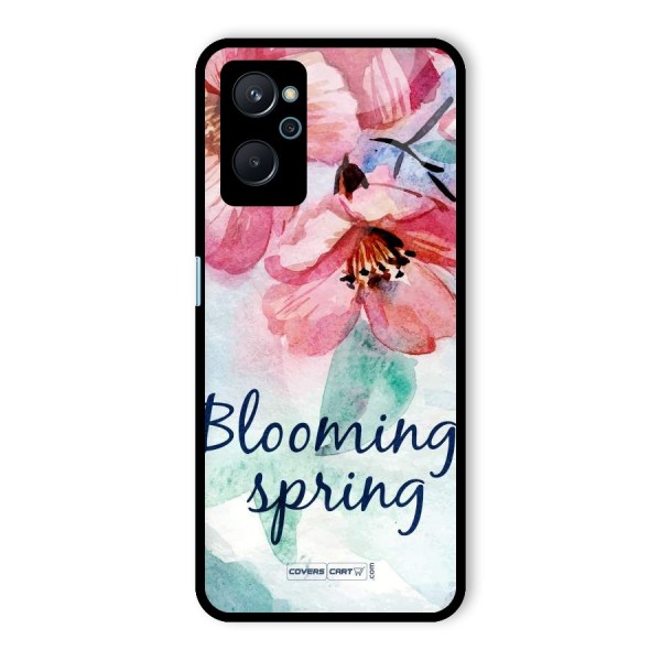 Blooming Spring Glass Back Case for Realme 9i