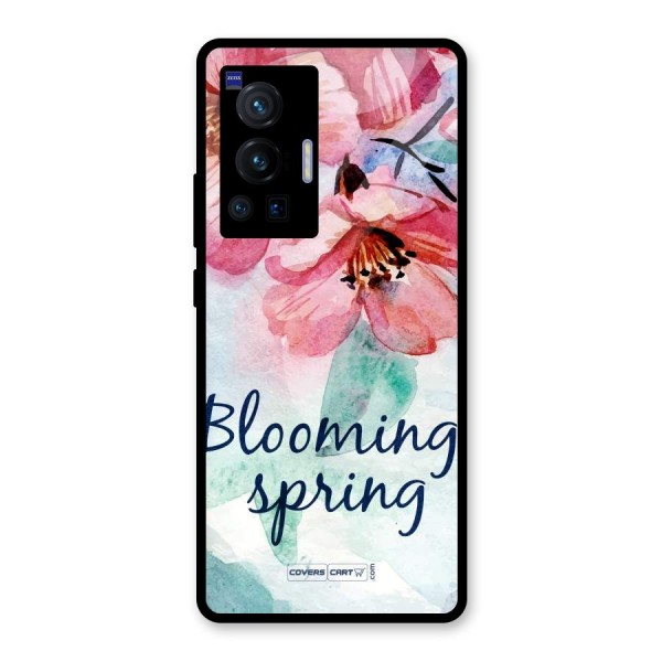 Blooming Spring Glass Back Case for Vivo X70 Pro