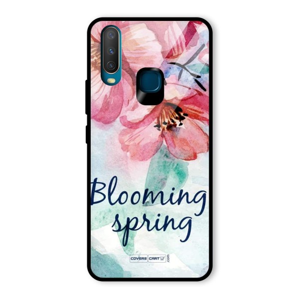 Blooming Spring Glass Back Case for Vivo Y12