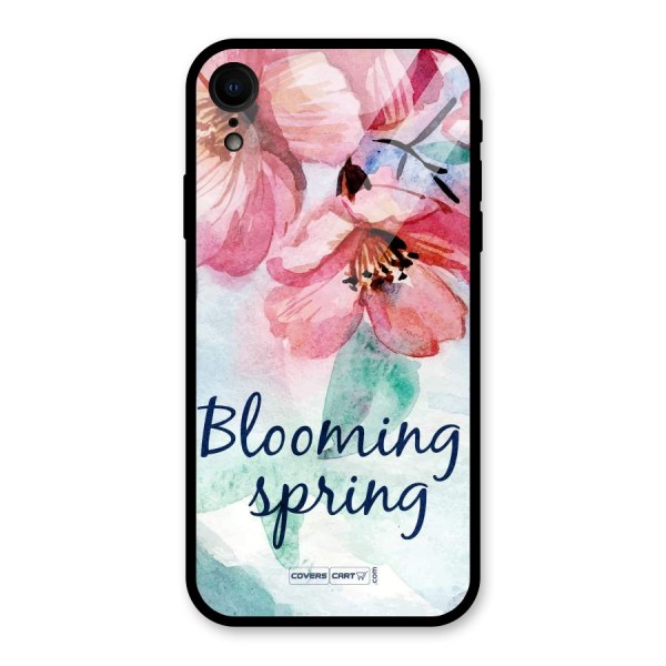 Blooming Spring Glass Back Case for XR