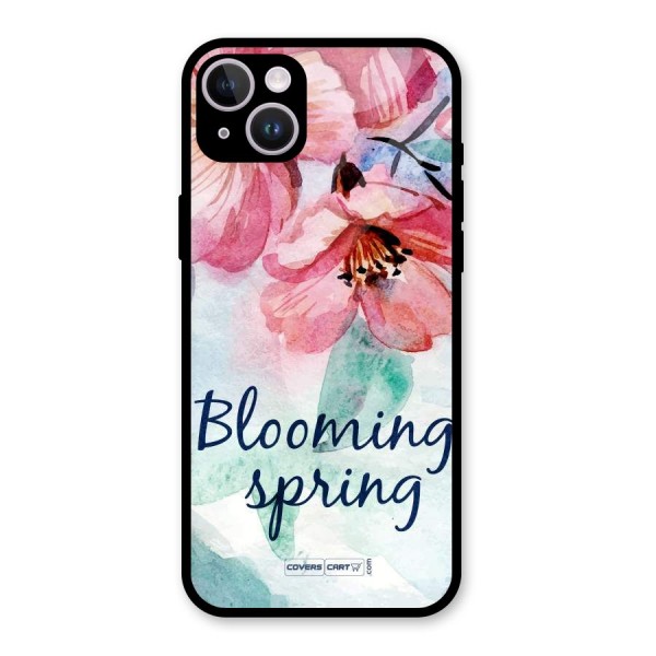 Blooming Spring Glass Back Case for iPhone 14 Plus