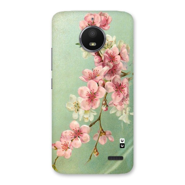 Blossom Cherry Design Back Case for Moto E4