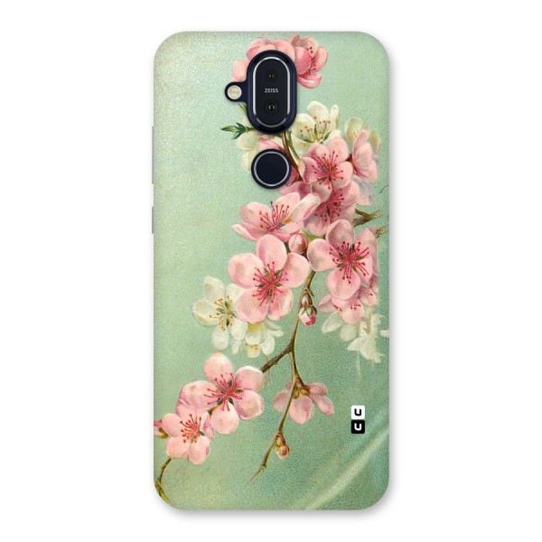 Blossom Cherry Design Back Case for Nokia 8.1