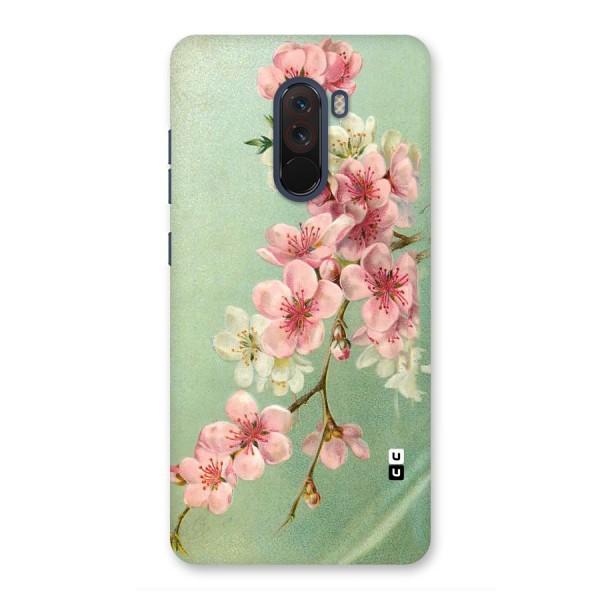 Blossom Cherry Design Back Case for Poco F1