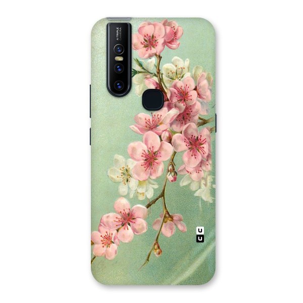 Blossom Cherry Design Back Case for Vivo V15