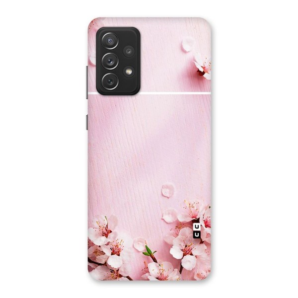 Blossom Frame Pink Back Case for Galaxy A72