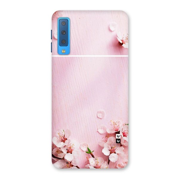 Blossom Frame Pink Back Case for Galaxy A7 (2018)