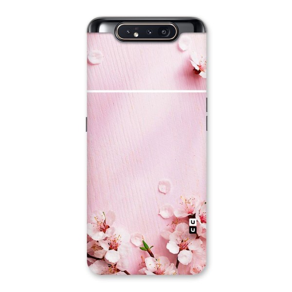 Blossom Frame Pink Back Case for Galaxy A80