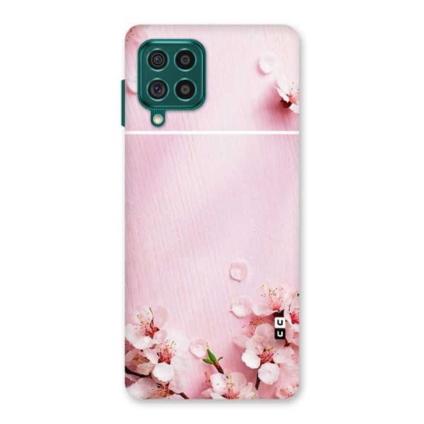 Blossom Frame Pink Back Case for Galaxy F62