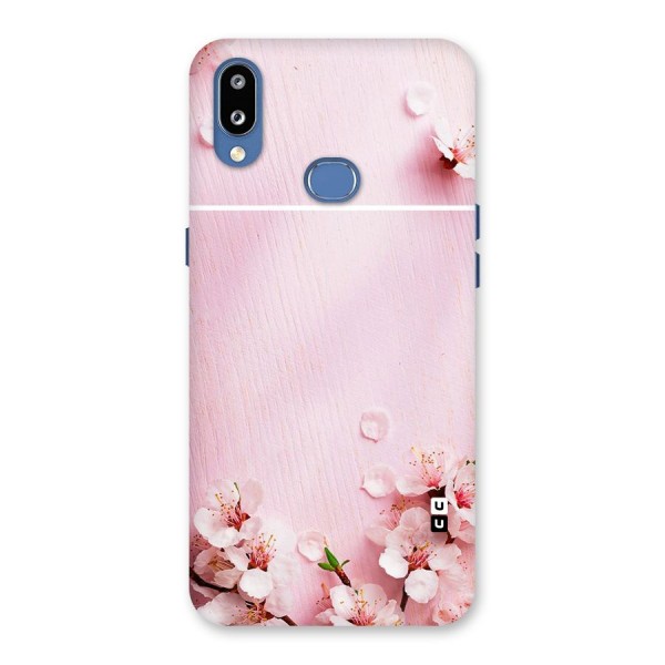 Blossom Frame Pink Back Case for Galaxy M01s