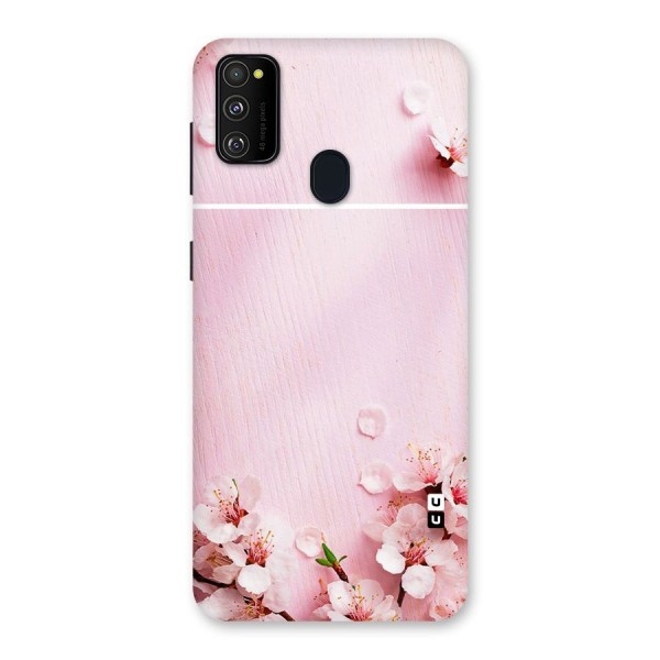 Blossom Frame Pink Back Case for Galaxy M21