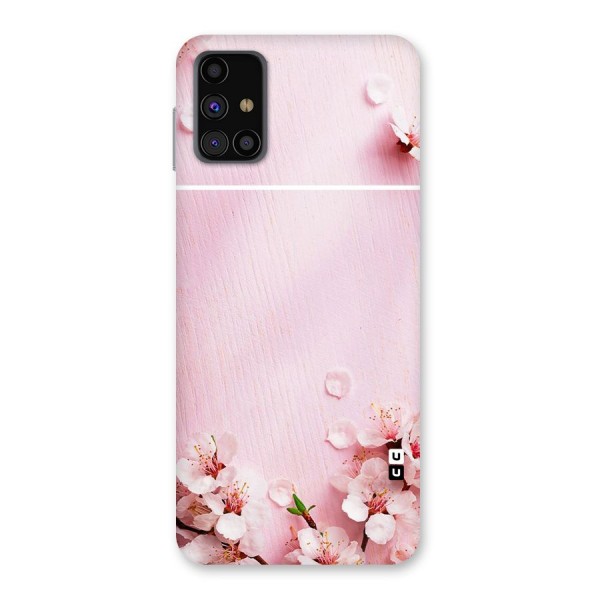 Blossom Frame Pink Back Case for Galaxy M31s