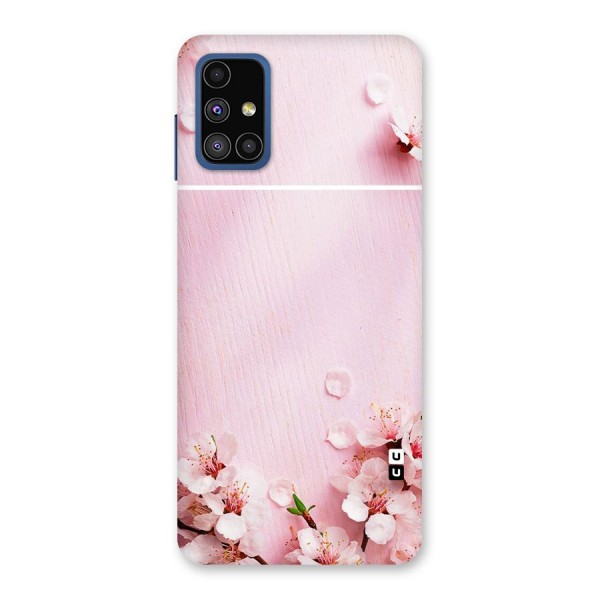 Blossom Frame Pink Back Case for Galaxy M51