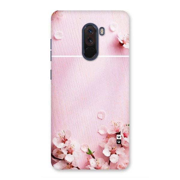 Blossom Frame Pink Back Case for Poco F1