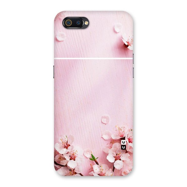 Blossom Frame Pink Back Case for Realme C2