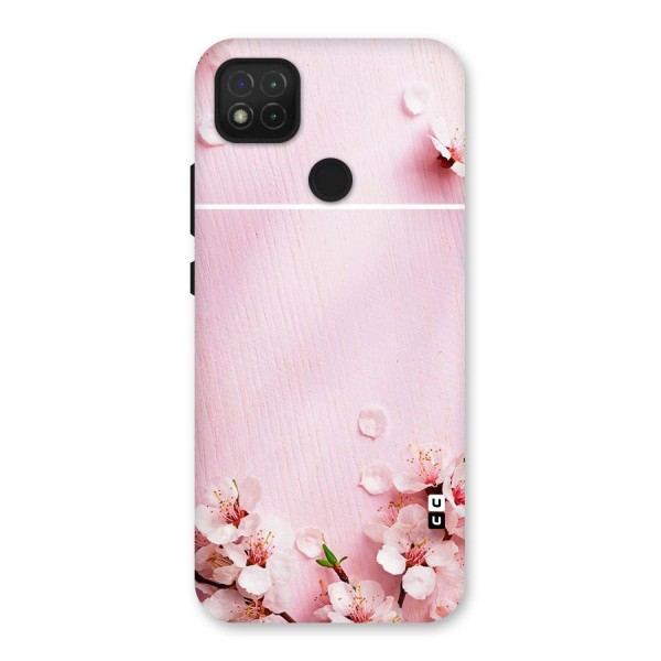 Blossom Frame Pink Back Case for Redmi 9C