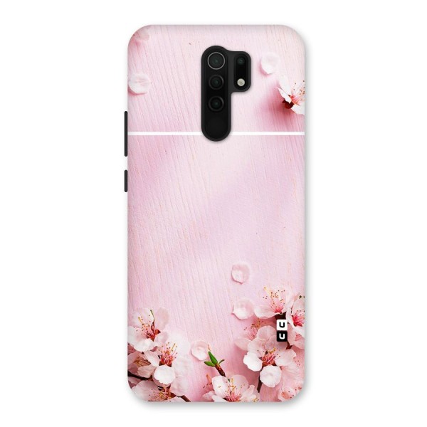 Blossom Frame Pink Back Case for Redmi 9 Prime