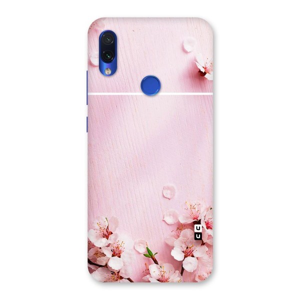 Blossom Frame Pink Back Case for Redmi Note 7