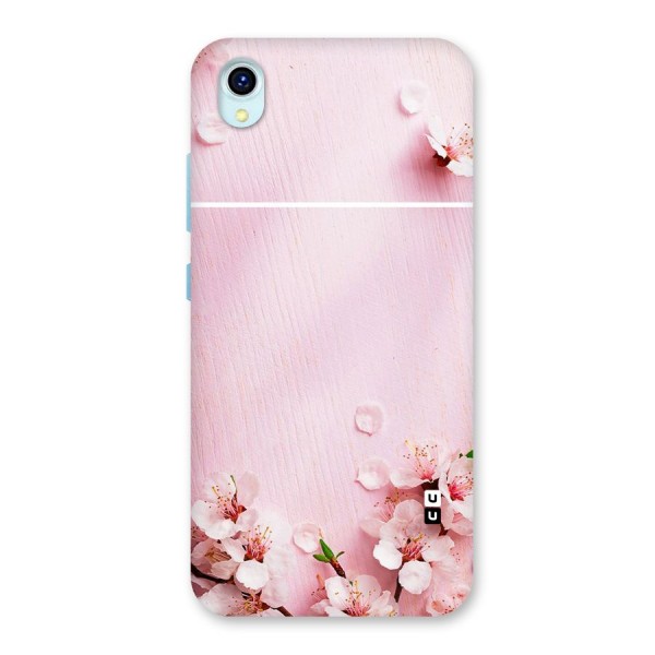 Blossom Frame Pink Back Case for Vivo Y1s