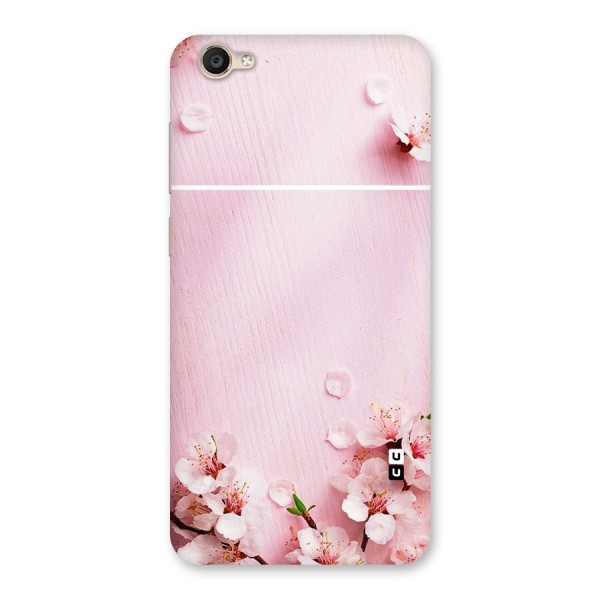 Blossom Frame Pink Back Case for Vivo Y55s