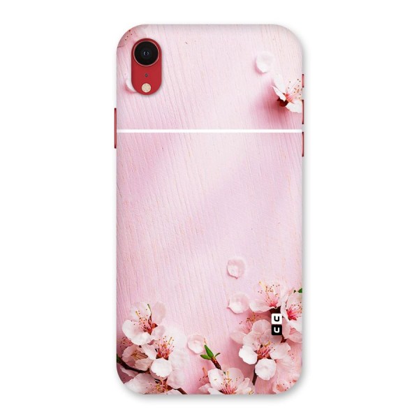 Blossom Frame Pink Back Case for iPhone XR