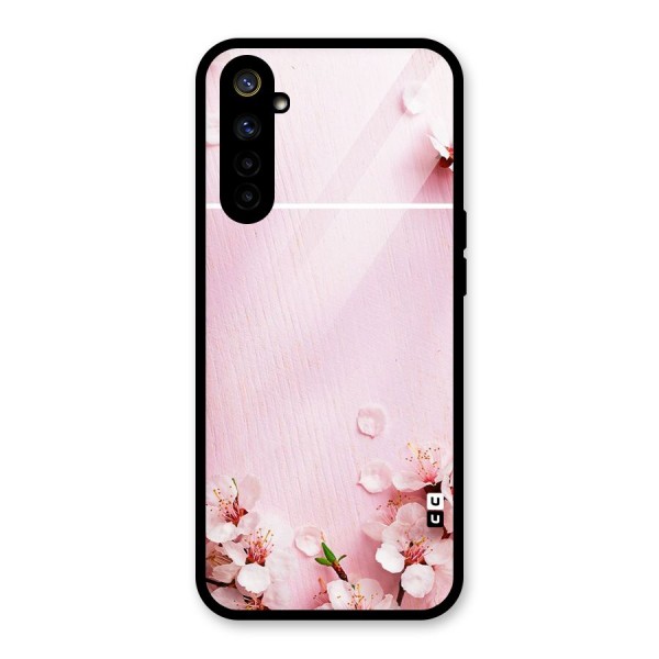 Blossom Frame Pink Glass Back Case for Realme 6