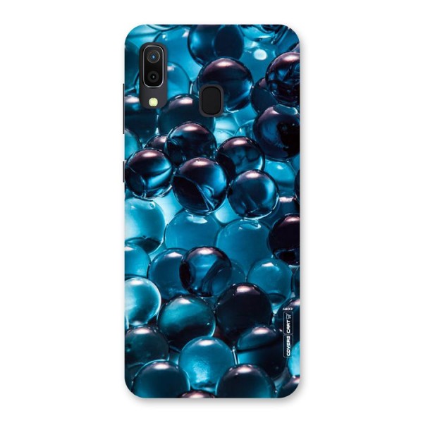 Blue Abstract Balls Back Case for Galaxy A20