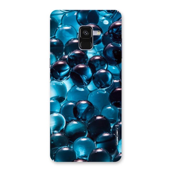 Blue Abstract Balls Back Case for Galaxy A8 Plus