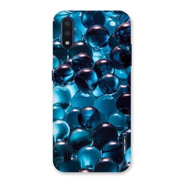 Blue Abstract Balls Back Case for Galaxy M01