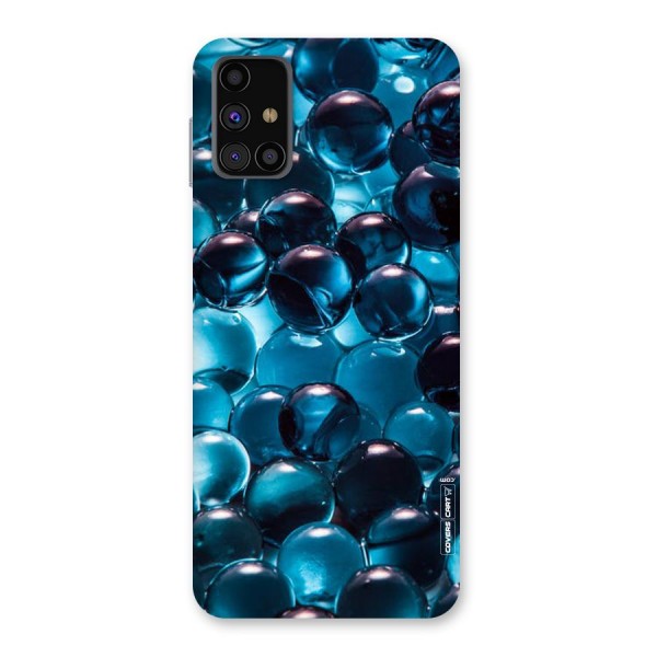 Blue Abstract Balls Back Case for Galaxy M31s