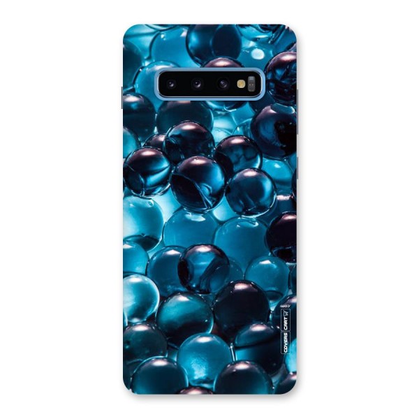 Blue Abstract Balls Back Case for Galaxy S10 Plus