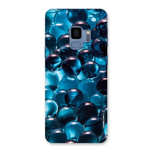 Blue Abstract Balls Back Case for Galaxy S9