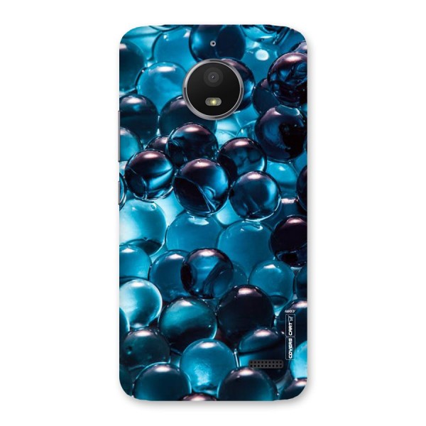 Blue Abstract Balls Back Case for Moto E4