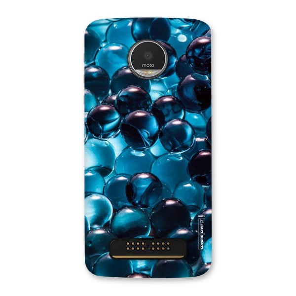 Blue Abstract Balls Back Case for Moto Z Play