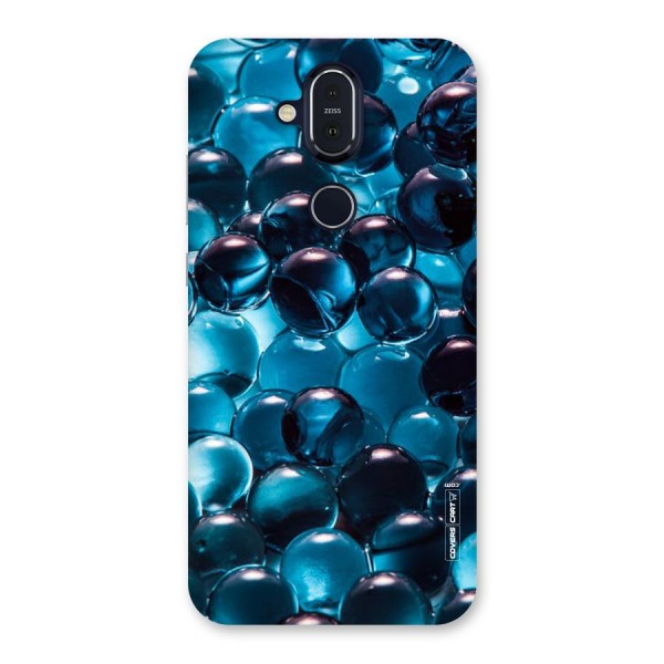 Blue Abstract Balls Back Case for Nokia 8.1