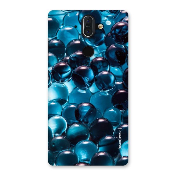 Blue Abstract Balls Back Case for Nokia 8 Sirocco