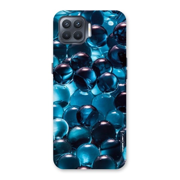 Blue Abstract Balls Back Case for Oppo F17 Pro