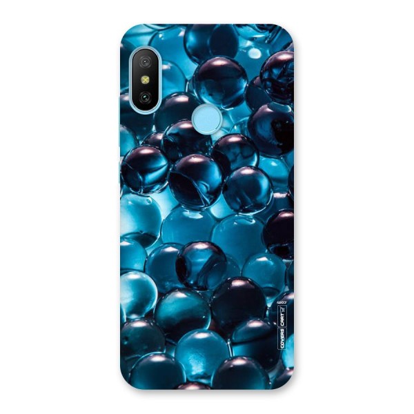 Blue Abstract Balls Back Case for Redmi 6 Pro