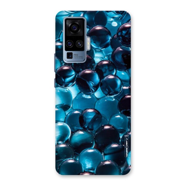 Blue Abstract Balls Back Case for Vivo X50 Pro