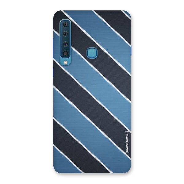 Blue Black Stripes Back Case for Galaxy A9 (2018)