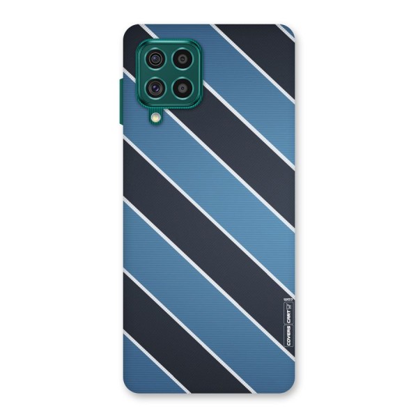 Blue Black Stripes Back Case for Galaxy F62