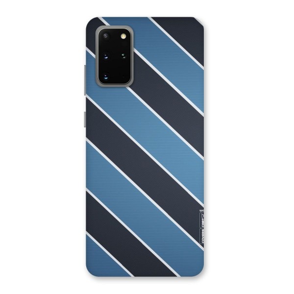 Blue Black Stripes Back Case for Galaxy S20 Plus