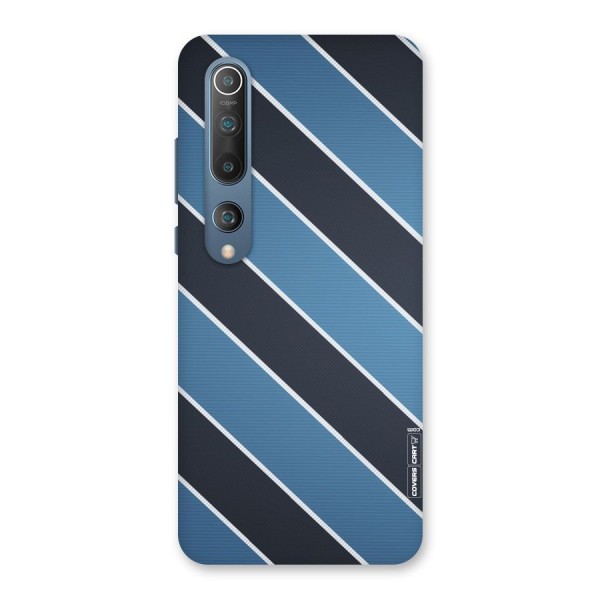 Blue Black Stripes Back Case for Mi 10