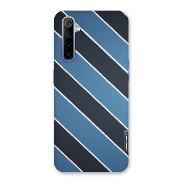 Blue Black Stripes Back Case for Realme 6