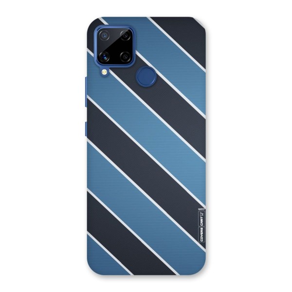 Blue Black Stripes Back Case for Realme C12