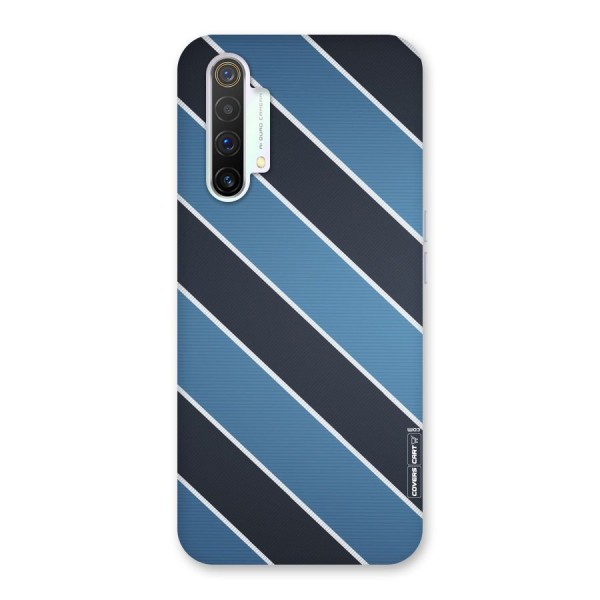 Blue Black Stripes Back Case for Realme X3