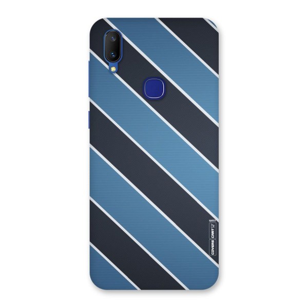 Blue Black Stripes Back Case for Vivo V11