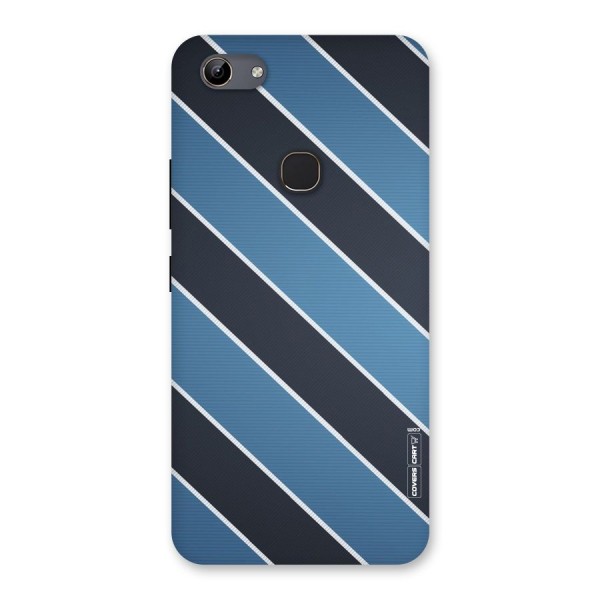 Blue Black Stripes Back Case for Vivo Y81