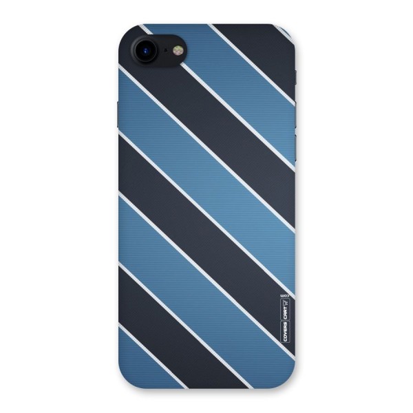 Blue Black Stripes Back Case for iPhone SE 2020